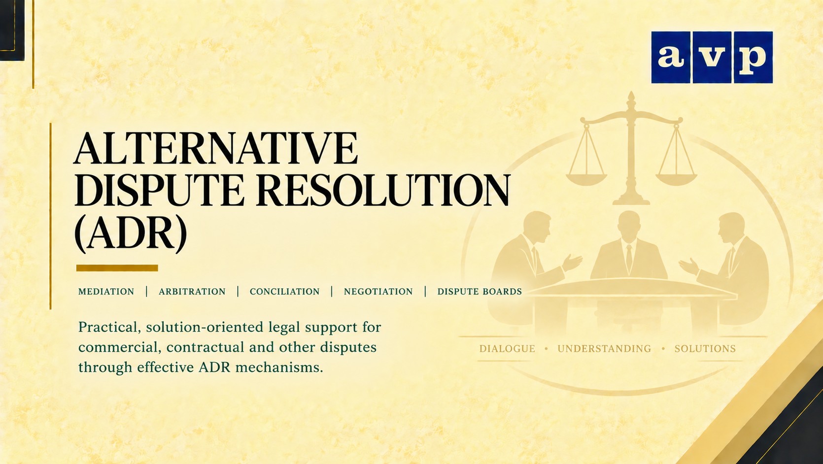 Alternative Dispute Resolution (ADR)